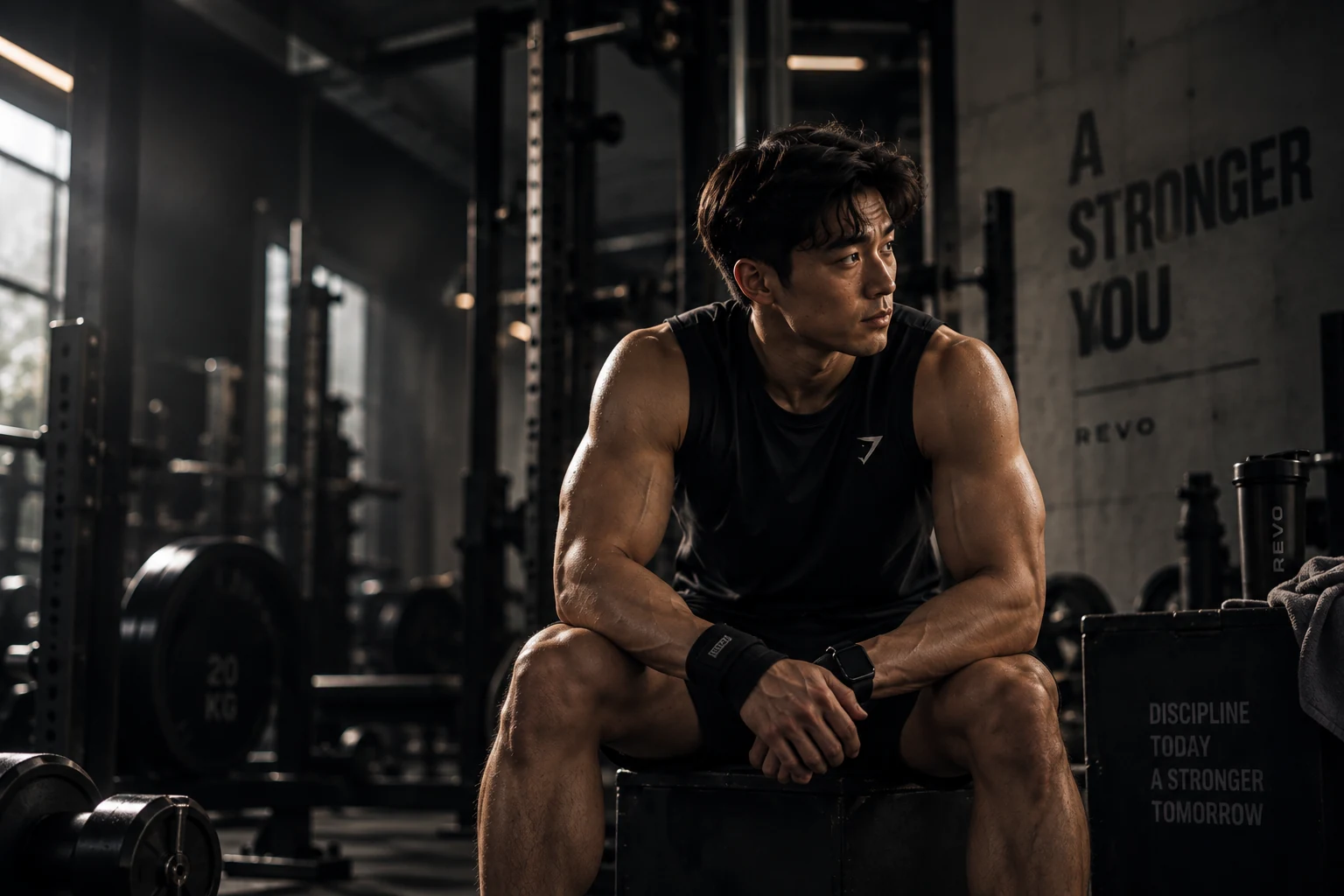 REVO Gym Training Background